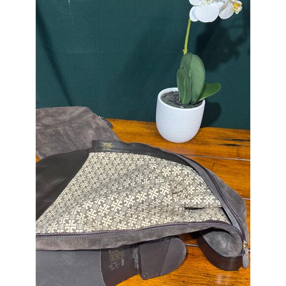 Tory Burch knee high suede and leather boots size 8.5 - Picture 6 of 8